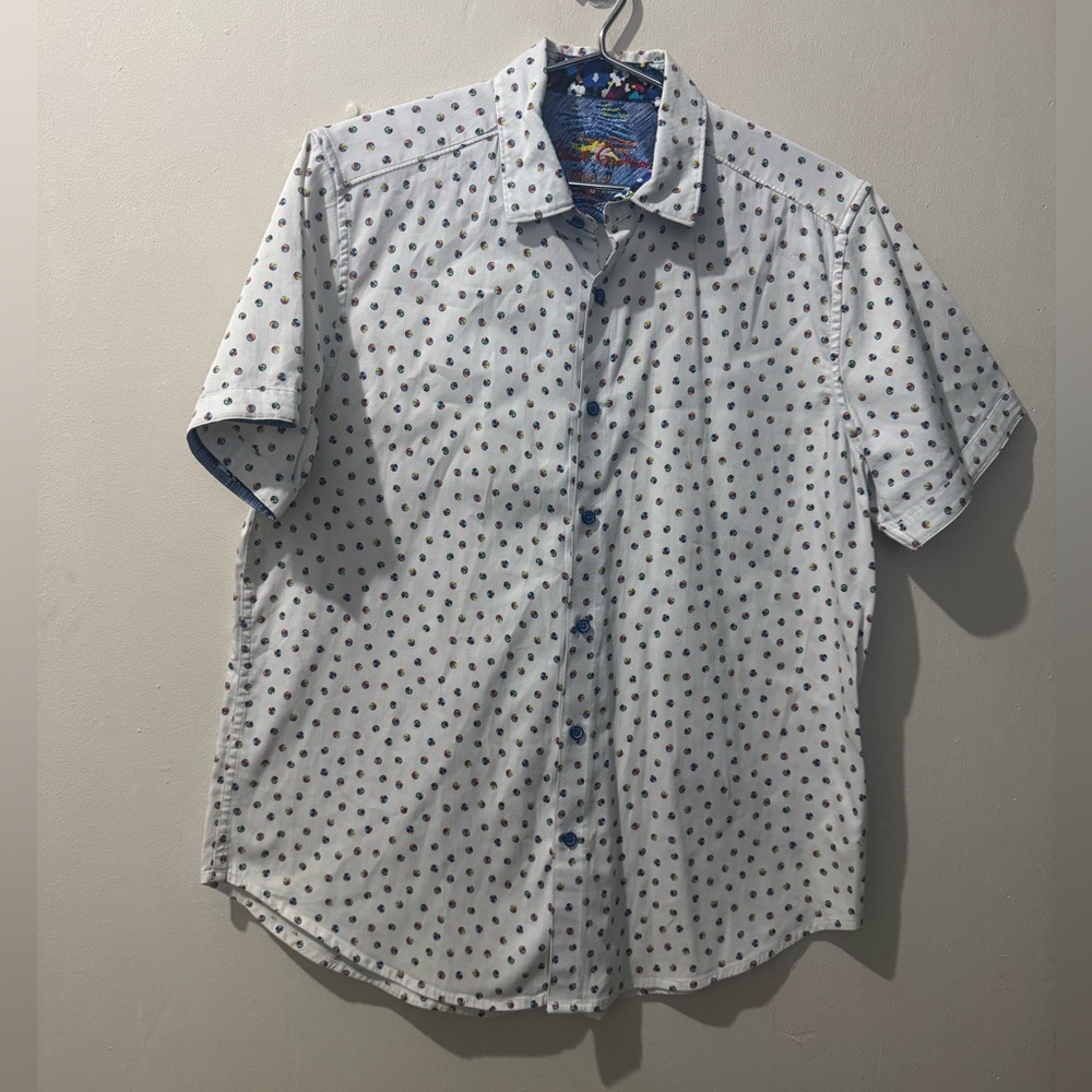 Robert Graham Beach Party Classic Fit Shirt size Large